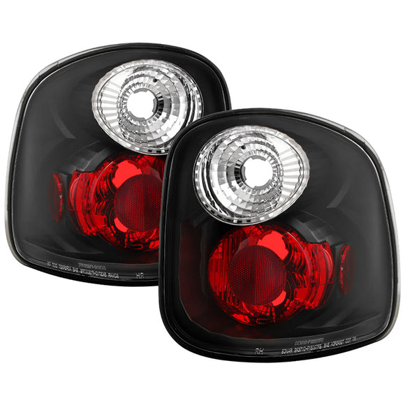 Spyder Ford F150 Flareside 97-03 Euro Style Tail Lights Black ALT-YD-FF15097FS-BK