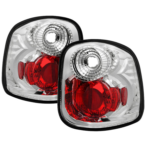 Spyder Ford F150 Flareside 97-03 Euro Style Tail Lights Chrome ALT-YD-FF15097FS-C