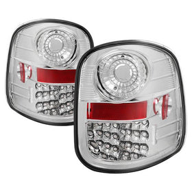 Spyder Ford F150 Flareside 97-03 LED Tail Lights Chrome ALT-YD-FF15097FS-LED-C