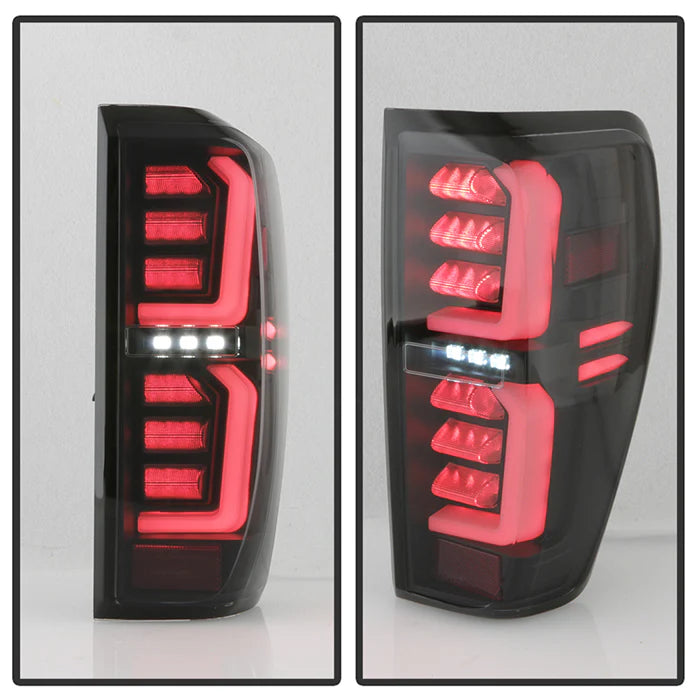 ( Spyder ) GMC Sierra 2019-2020 1500 Incandescent Bulb Model Only ( Not Compatible With LED Model ) LED Tail Lights - Black Smoke