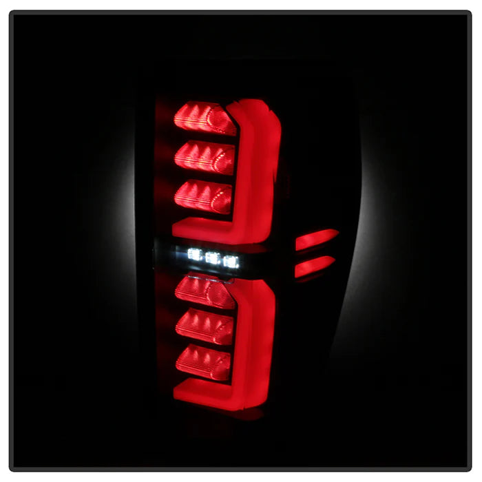 ( Spyder ) GMC Sierra 2019-2020 1500 Incandescent Bulb Model Only ( Not Compatible With LED Model ) LED Tail Lights - Black Smoke
