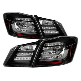 Spyder Honda Accord 2013-2015 4DR LED Tail Lights - Black ALT-YD-HA13LED-LED-BK