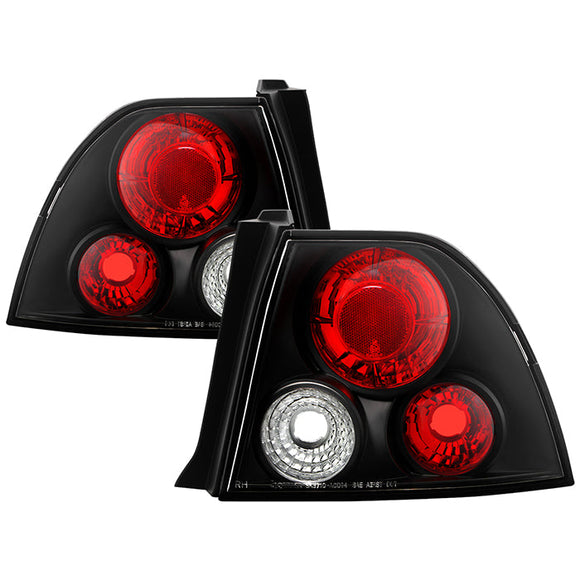 Spyder Honda Accord 94-95 Euro Style Tail Lights Black ALT-YD-HA94-BK