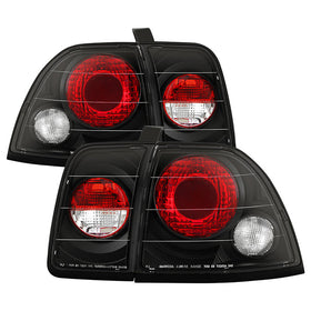 Spyder Honda Accord 96-97 Euro Style Tail Lights Black ALT-YD-HA96-BK