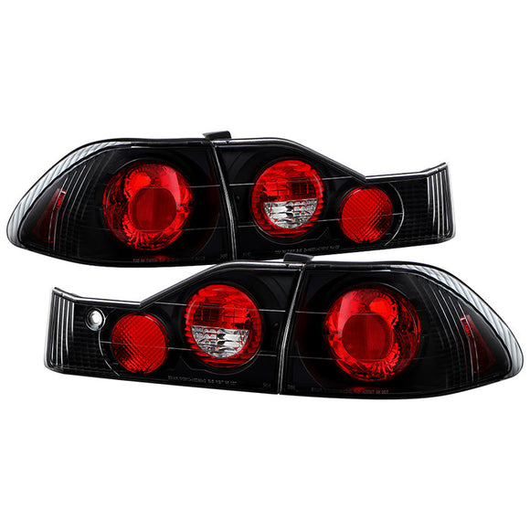 Spyder Honda Accord 98-00 4Dr Euro Style Tail Lights Black ALT-YD-HA98-BK