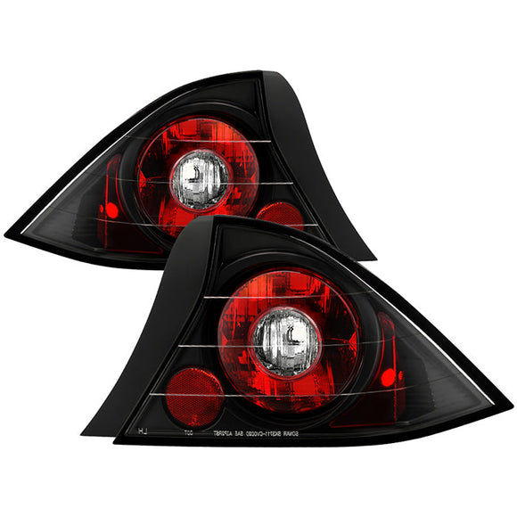 Spyder Honda Civic 01-03 2Dr Euro Style Tail Lights Black ALT-YD-HC01-2D-BK