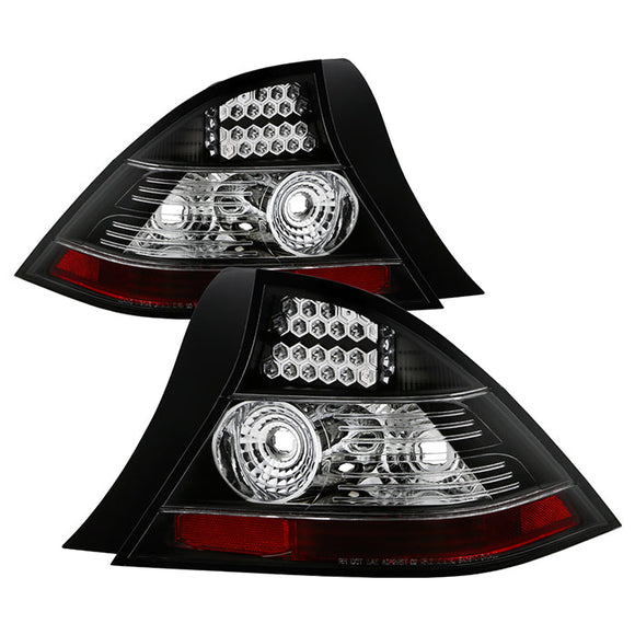 Spyder Honda Civic 04-05 2Dr LED Tail Lights Black ALT-YD-HC04-2D-LED-BK