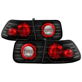 Spyder Honda Civic 96-00 2Dr Euro Style Tail Lights Black ALT-YD-HC96-2D-BK