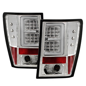 Spyder Jeep Grand Cherokee 05-06 Version 2 Light Bar LED Tail Lights - Chrome