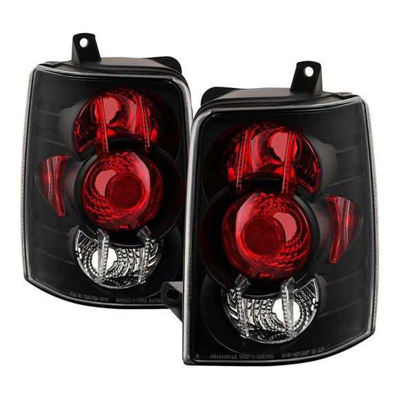 Spyder Jeep Grand Cherokee 93-98 Euro Style Tail Lights Black ALT-YD-JGC93-BK