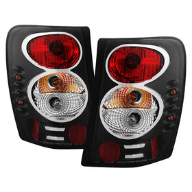 Spyder Jeep Grand Cherokee 99-04 Euro Style Tail Lights Black ALT-YD-JGC99-BK