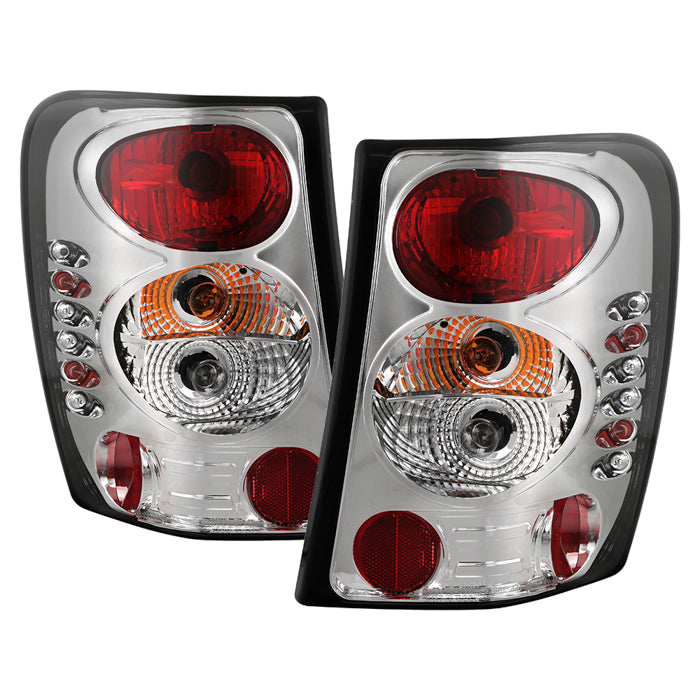 Spyder Jeep Grand Cherokee 99-04 Euro Style Tail Lights Chrome ALT-YD-JGC99-C