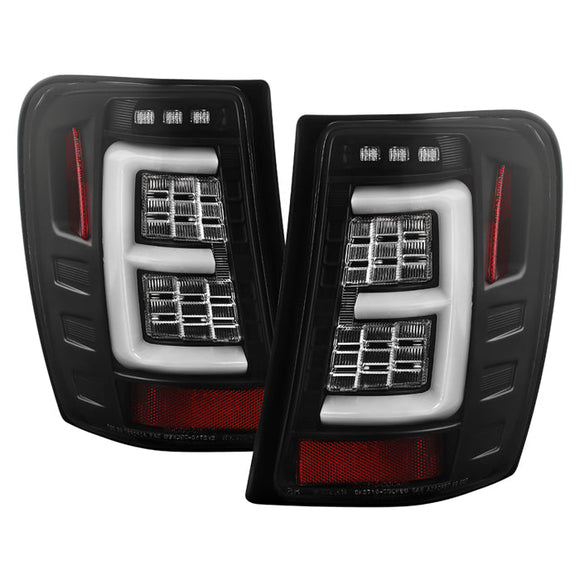 Spyder 99-04 Jeep Grand Cherokee - Light Bar Led Tail Lights - Black - ALT-YD-JGC99V3-BK
