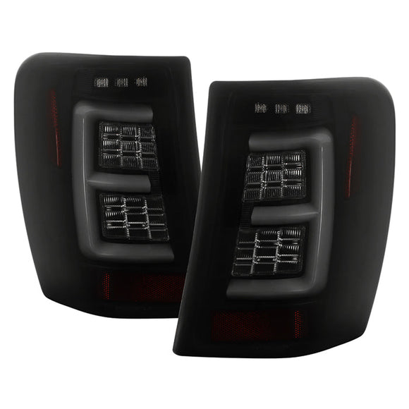 Spyder 99-04 Jeep Grand Cherokee - Light Bar Led Tail Lights - Black Smoke - ALT-YD-JGC99V3-BSM