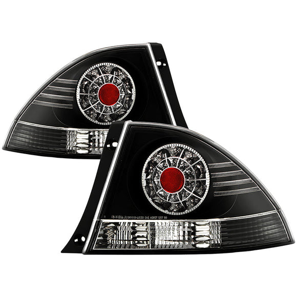 Spyder Lexus IS 300 01-05 LED Tail Lights Black ALT-YD-LIS300-LED-BK
