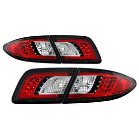Spyder Mazda 6 03-08 4/5DR (Not fit Wagon)LED Tail Lights Black ALT-YD-M603-LED-BK