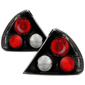 Spyder Mitsubishi Mirage 99-02 2/4Dr Euro Style Tail Lights Black ALT-YD-ML99-BK