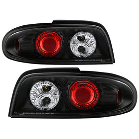 Spyder Nissan Altima 93-97 Euro Style Tail Lights Black ALT-YD-NA93-BK
