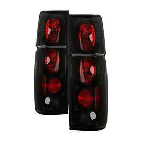 Spyder Nissan Hardbody 86-97 Euro Style Tail Lights Black Smoke ALT-YD-NH86-BSM
