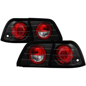 Spyder Nissan Maxima 97-99 Euro Style Tail Lights Black ALT-YD-NM97-BK