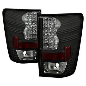 Spyder Nissan Titan 04-14 LED Tail Lights Black ALT-YD-NTI04-LED-BK