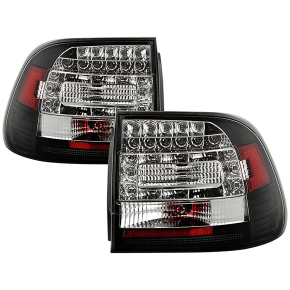 Spyder Porsche Cayenne 03-07 LED Tail Lights Black ALT-YD-PCAY03-LED-BK
