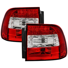 Spyder Porsche Cayenne 03-07 LED Tail Lights Red Clear ALT-YD-PCAY03-LED-RC