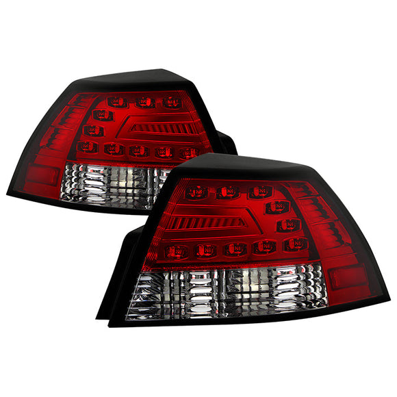 Spyder Pontiac G8 08-09 LED Tail Lights Red Clear ALT-YD-PG808-LED-RC