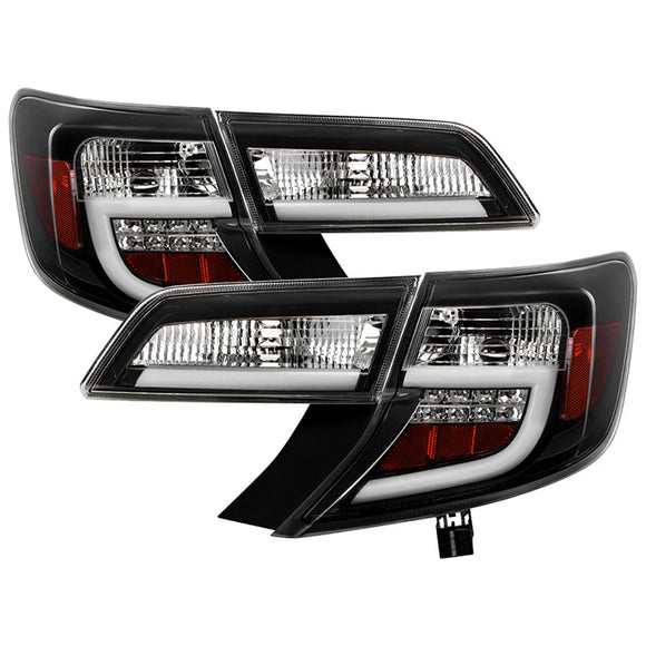 Spyder Toyota Camry 12-14 Light Bar LED Tail Lights Black ALT-YD-TC12-LBLED-BK