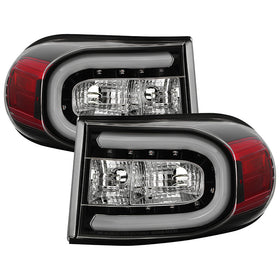 Spyder Toyota FJ Cruiser 07-13 Light Bar LED Tail Lights Black ALT-YD-TFJ07-LBLED-BK