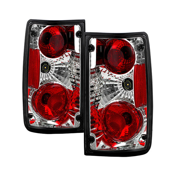 Spyder Toyota Pick Up 89-95 Euro Style Tail Lights Chrome ALT-YD-TP89-C