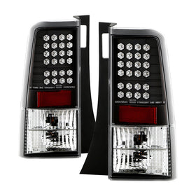 Spyder Scion XB 03-07 LED Tail Lights Black ALT-YD-TSXB03-LED-BK