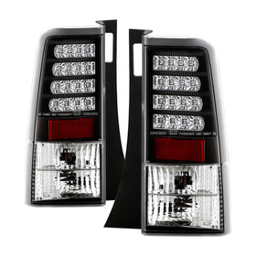 Spyder Scion XB 03-07 Version 2 LED Tail Lights Black ALT-YD-TSXB03-LED-V2-BK