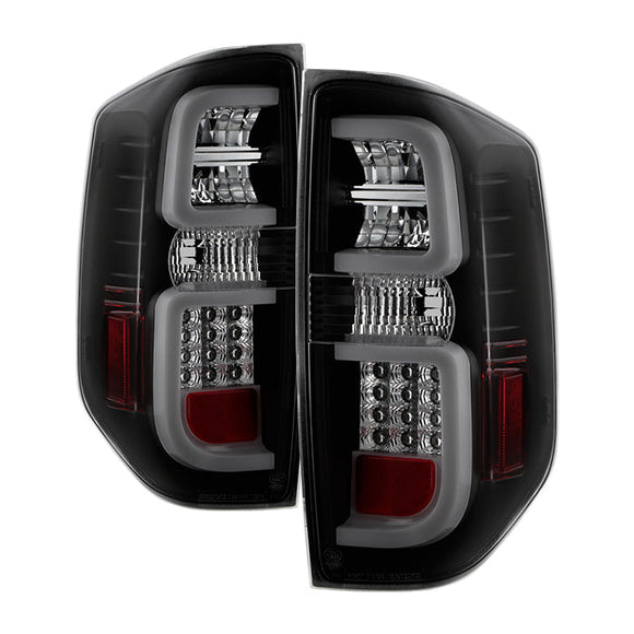 Spyder Toyota Tundra 2014-2016 Light Bar LED Tail Lights Black Smoke ALT-YD-TTU14-LED-BSM