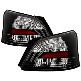 Spyder Toyota Yaris 07-09 4Dr LED Tail Lights Blk ALT-YD-TYA074D-LED-BK