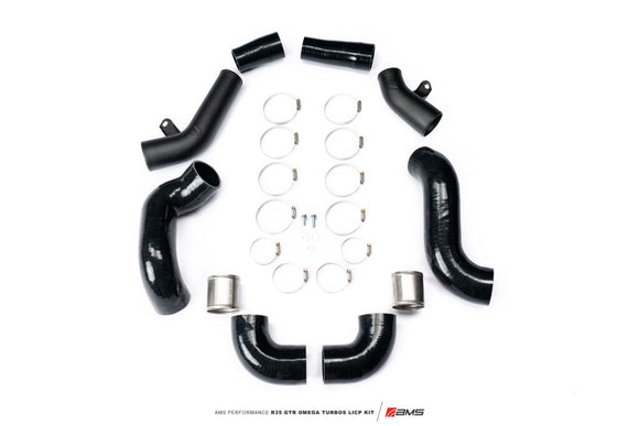 AMS Performance R35 GTR OMEGA Turbo Kit Lower Intercooler Piping