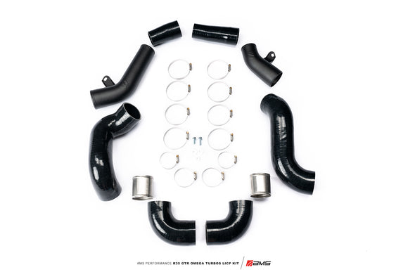 AMS Performance R35 GTR OMEGA Turbo Kit Lower Intercooler Piping