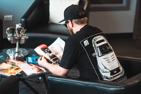 AMS Performance INFINTI Q B+W T-Shirt
