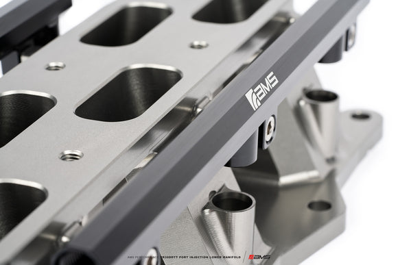 AMS Performance Nissan Z Port Injection Lower Manifold (Gunmetal)