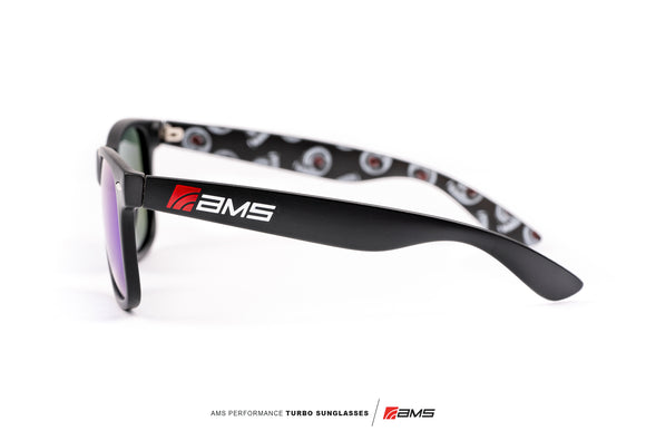 AMS Performance Matte Black Turbo Sunglasses