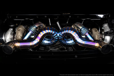 AMS Performance 2021+ Lamborghini Huracan STO ALPHA G35-1050 Twin Turbo Kit w/ Titanium Exhaust (No ECU/TCU Calibration Service or Software, or Boost Control System) - 0