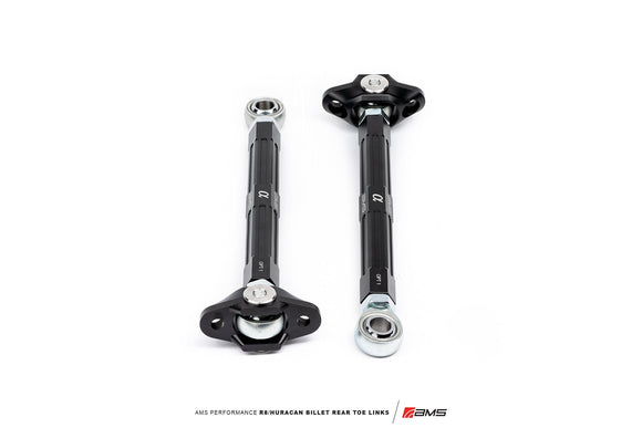 AMS PERFORMANCE R8/HURACAN BILLET REAR TOE LINKS