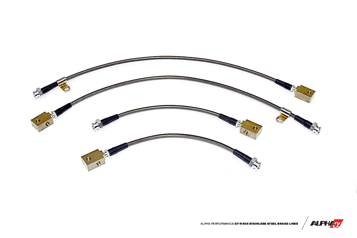 Alpha Performance R35 GT-R Race Style SS Brake Lines