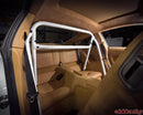 VR Performance Gloss White Harness Bar Roll Bar Bolt-in Porsche 991 Carrera-1
