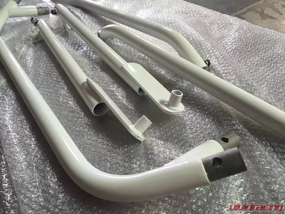 VR Performance Gloss White Harness Bar Roll Bar Bolt-in Porsche 991 Carrera