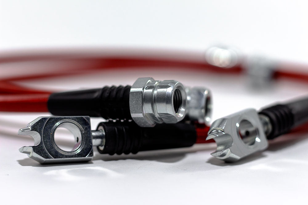 Agency Power Front Steel Braided Brake Lines Audi S3 8V 15-20 - 0