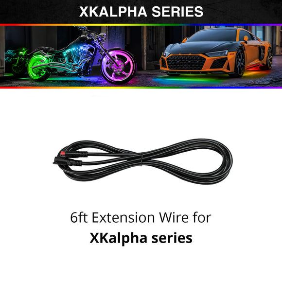XK Glow 5pin Extension Wire Xkalpha 6 Ft