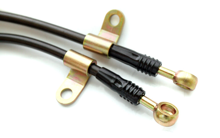 Agency Power Front Steel Braided Brake Lines Nissan 350Z 03-08