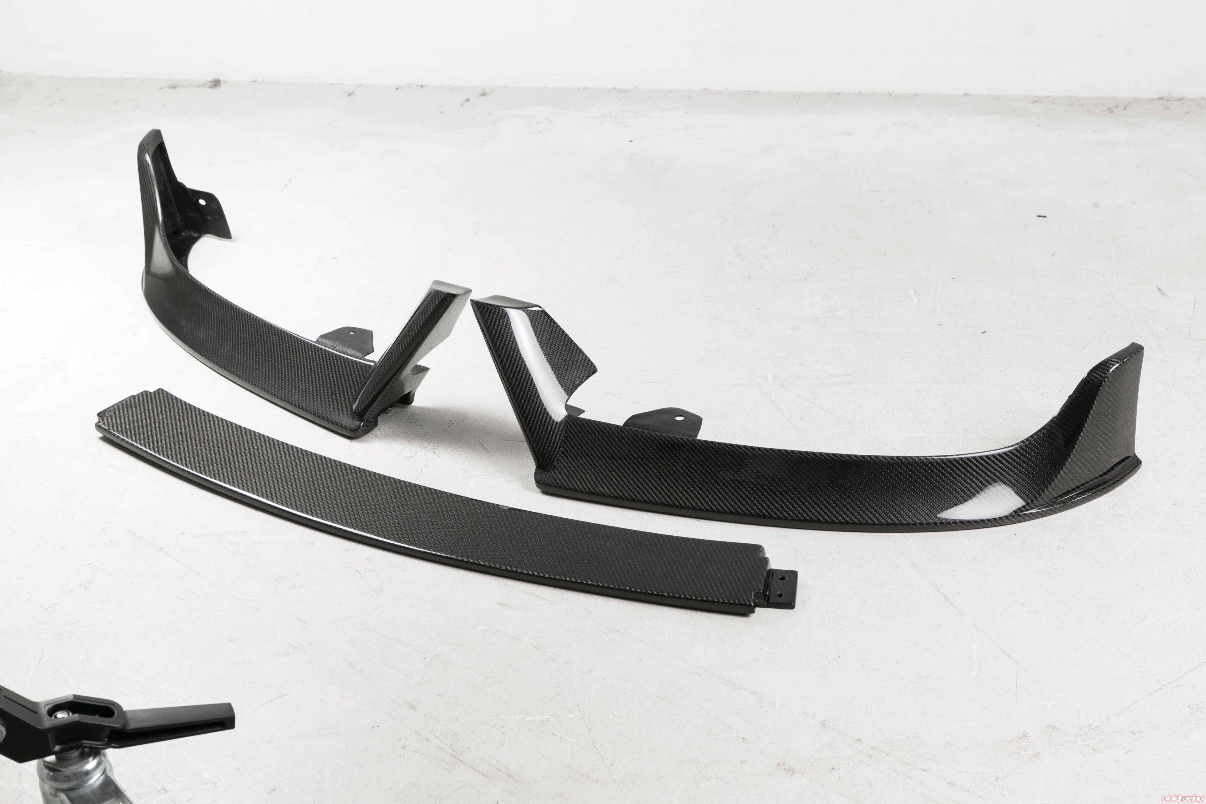 VR Aero SL Style Carbon Fiber Front Lip Spoiler Tesla Model 3 2018+