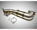 Evolution Racewerks Competition Series 4" Brush Finish Race DownPipe Alfa Romeo Giulia | Stelvio 2.0L 2016+-1